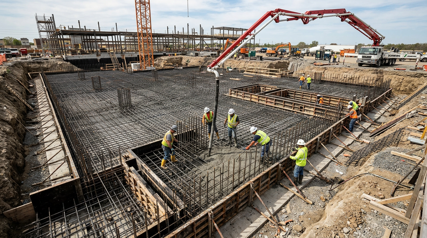 Foundation Work & Substructure Build